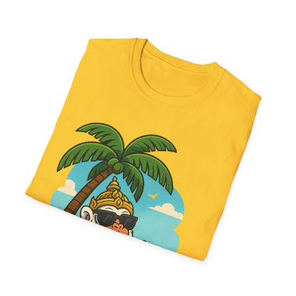 Hanuman Suns Out Guns Out Unisex Tee, Graphic Shirt, Hindu Monkey God Top, Yoga Clothing, Workout Apparel