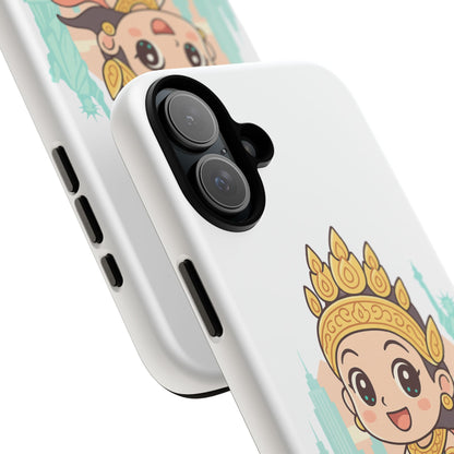 Chibi Apsara's NYC Adventure Case | Birthday Gift, Smartphone Protector, Cartoon Art, Fun Accessories, Tough Cases