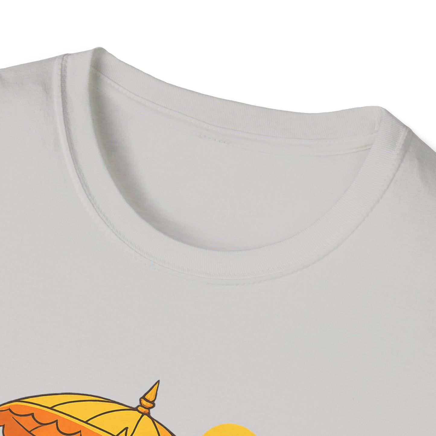 Beach Vibes T-Shirt with Sunset and Umbrella Graphic, Summer Gift, Travel Tee, Ocean Lover Shirt, Casual Everyday Wear