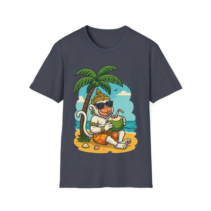 Hanuman Suns Out Guns Out Unisex Tee, Graphic Shirt, Hindu Monkey God Top, Yoga Clothing, Workout Apparel